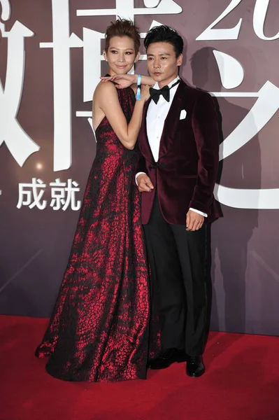 Hong Kong Actress Ada Choi Left Her Chinese Actor Husband — Stock Photo, Image