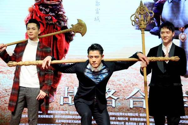 Desde Izquierda Actores Hong Kong Law Chung Him Más Conocido — Foto de Stock