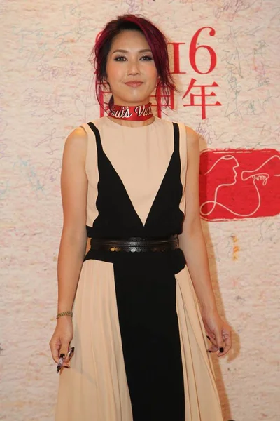 Hong Kong Singer Actress Miriam Yeung Attends Anniversary Dinner Hong — Stock Photo, Image