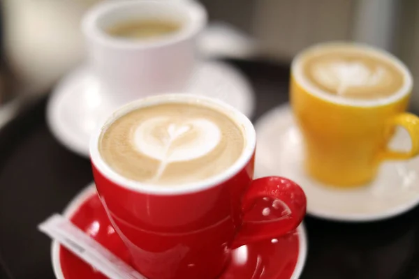 Чашки Кофе Показаны Магазине Buonissimo Городе Фошань Провинция Гуандун Юге — стоковое фото