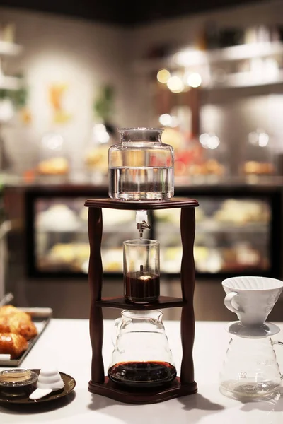 Kaffebönor Riven Buonissimo Butik Foshan City Sydkinesiska Guangdong Provinsen Januari — Stockfoto