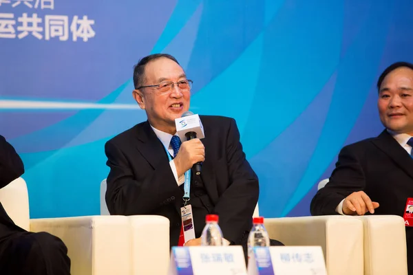 Liu Chuanzhi Left Chairman Legend Holdings Limited Shufu Chairman Zhejiang — 图库照片