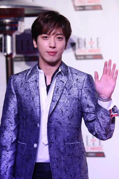 Jung Yong Hwa Grupo Masculino Sul Coreano Cnblue Chega Tapete — Fotografia de Stock