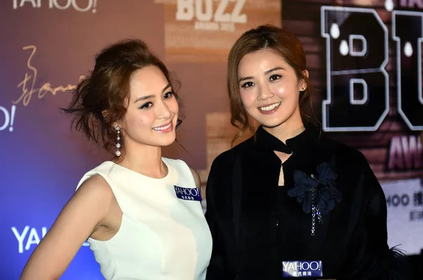 Aralık 2015 Için Yahoo Asya Buzz Ödülleri 2015 Yılında Hong — Stok fotoğraf