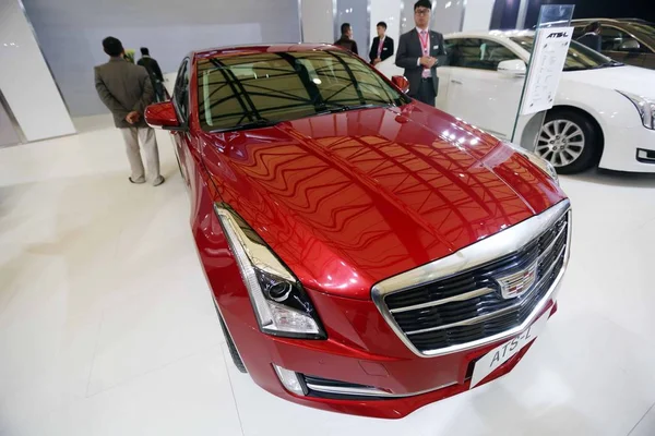 Cadillac Ats Совместное Предприятие Saic Motor General Motors Представлено Автомобильной — стоковое фото