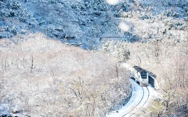 Een Crh China Railway High Speed Bullet Trein Reist Door — Stockfoto