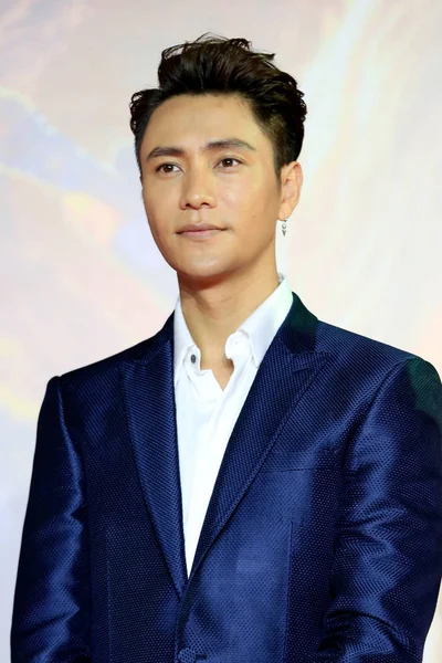 Der Chinesische Schauspieler Chen Kun Nimmt Einer Pressekonferenz Zur Promotion — Stockfoto