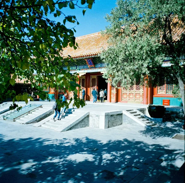 Widok Pałacu Długowieczności Zdrowia Shou Kang Gong Muzeum Pałacowym Znany — Zdjęcie stockowe