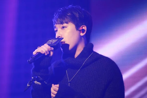 Cantante Actor Lee Hong Del Grupo Infantil Surcoreano Ftisland Presenta —  Fotos de Stock
