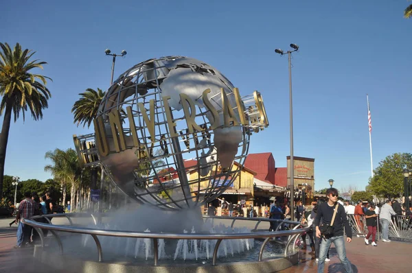 Tourists Visit Universal Studios Hollywood Los Angeles California United States — Stock Photo, Image