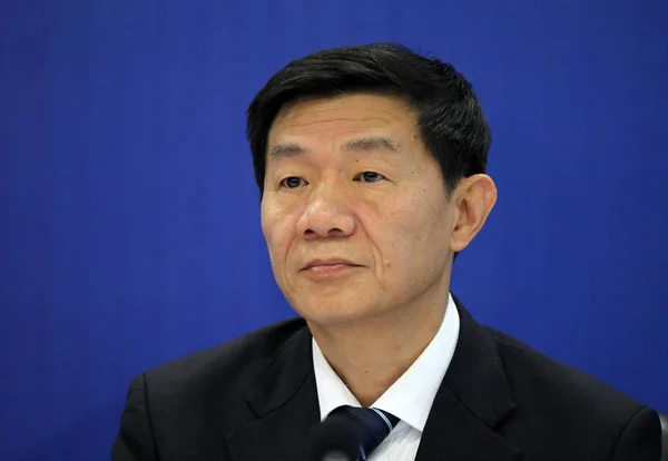 Jiacheng Pak Výkonný Viceprezident Čínské Akademie Governance Navštěvuje Fórum Pekingu — Stock fotografie