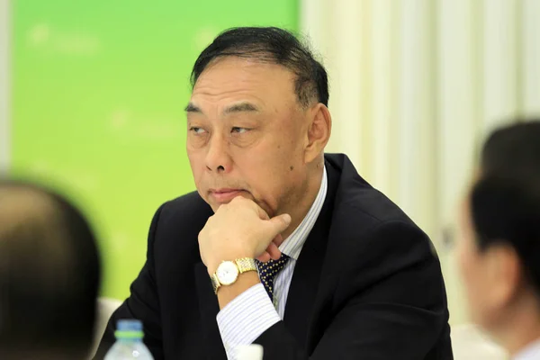 Wang Dongming Ordförande Citic Securiteis Ltd Deltar Ett Möte Boao — Stockfoto