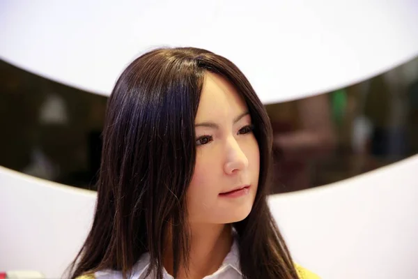 Robot Humanoïde Geminoid Produit Par Célèbre Robot Designer Hiroshi Ishiguro — Photo