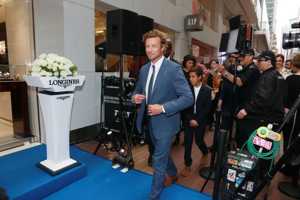 Actor Australiano Simon Baker Denny Asiste Ceremonia Apertura Relojería Longines — Foto de Stock