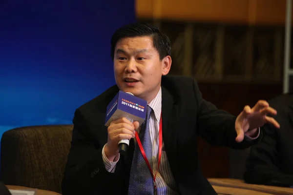 Yan Feng Yim Fung Presidente Executivo Ceo Guotai Junan International — Fotografia de Stock