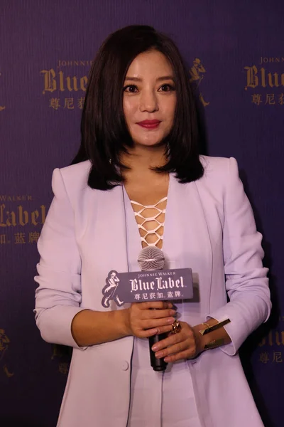 Actrice Chinoise Vicki Zhao Wei Assiste Une Conférence Presse Pour — Photo