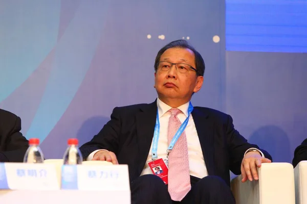 Rick Tsai Předseda Představenstva Generální Ředitel Chunghwa Telecom Navštěvuje Fórum — Stock fotografie