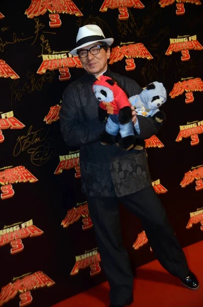 Hong Kong Schauspieler Jackie Chan Erscheint Auf Dem Roten Teppich — Stockfoto