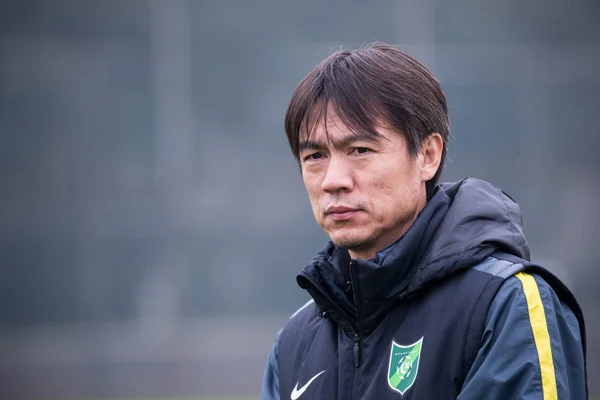 Entrenador Gerente Fútbol Surcoreano Hong Myung Nuevo Entrenador Jefe Del — Foto de Stock