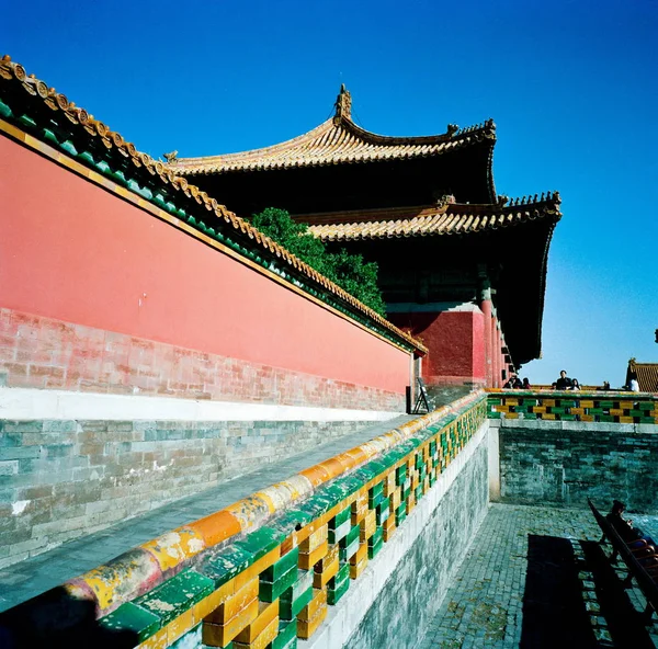 2015年11月10日 北京の紫禁城としても知られる宮殿博物館のホールの眺め — ストック写真