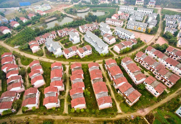 Letecký Pohled Jiebei Nové Vesnice Danyang City Východní Čína Jiangsu — Stock fotografie