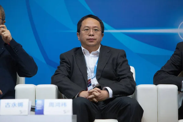 Zhou Hongyi Prezes Dyrektor Generalny Qihoo 360 Uczęszcza Forum Podczas — Zdjęcie stockowe