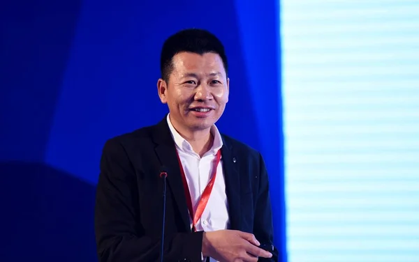 Zhou Chengjian Presidente Shanghai Metersbonwe Fashion Accessories Ltd Tiene Discorso — Foto Stock