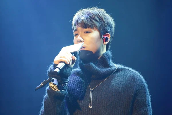 Cantante Actor Lee Hong Del Grupo Infantil Surcoreano Ftisland Presenta —  Fotos de Stock