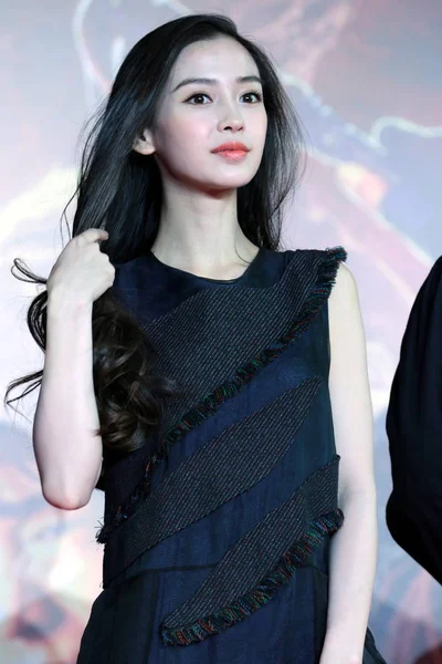 Angelababy 그녀의 상하이 Mojin 잃어버린 2015 — 스톡 사진