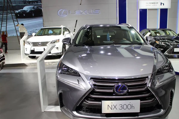 Lexus 300H Display Automobile Exhibition Fuzhou City Southeast China Fujian — Stock Photo, Image