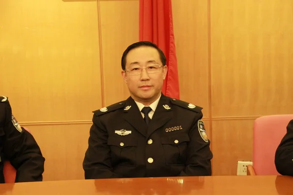 Zhenghua Viceministro Seguridad Pública Asiste Una Conferencia Beijing China Enero —  Fotos de Stock
