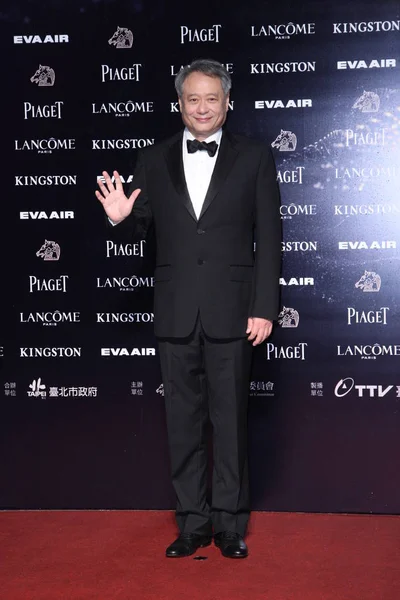 Director Taiwanés Ang Lee Llega Alfombra Roja Para Los Premios — Foto de Stock