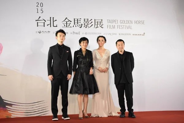 Gauche Droite Actrice Chinoise Dong Zijian Actrice Taïwanaise Sylvia Chang — Photo