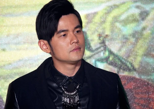 Taiwanese Singer Actor Jay Chou Attends Press Conference Promote Movie — Stock Photo, Image