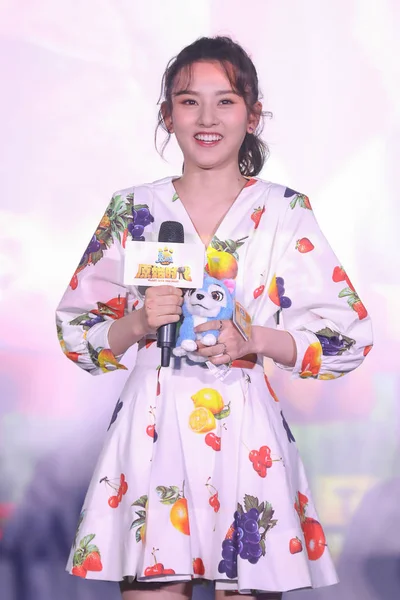 中国女星宋拉丽娜 宋或宋祖尔出席电影 博尼熊 爆炸进入过去 的首映式活动 2019年1月22日 — 图库照片