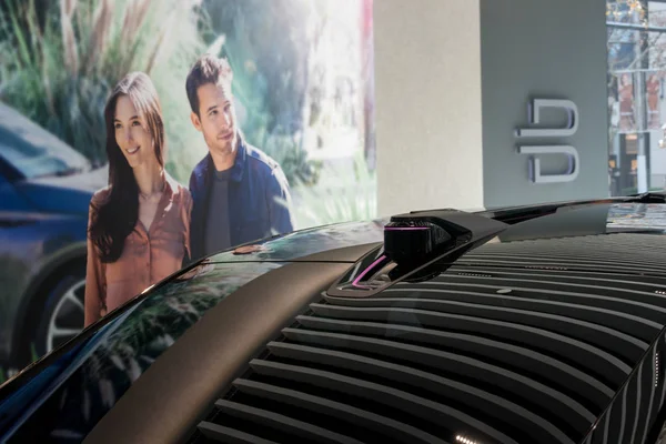 Byte Concept Electric Vehicle Byton Displayed China First Store Experience — Stock Photo, Image