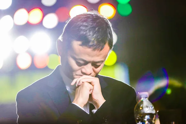 Jack Yun Presidente Alibaba Group Asiste Una Reunión Ciudad Hangzhou — Foto de Stock