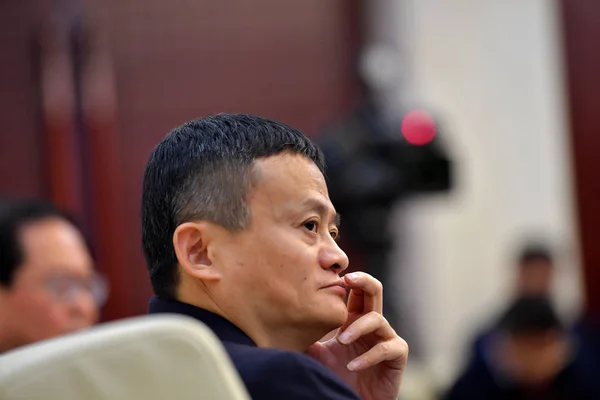 Jack Yun Presidente Grupo Alibaba Participa Uma Reunião Cidade Hangzhou — Fotografia de Stock