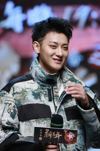 Chinese Actor Huang Zitao Better Known Tao Attends Press Conference — Stock Photo, Image