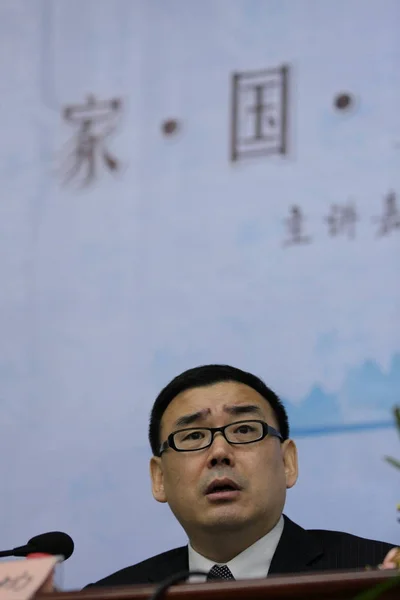 Der Chinesisch Australische Schriftsteller Yang Hengjun Nimmt November 2010 Einem — Stockfoto