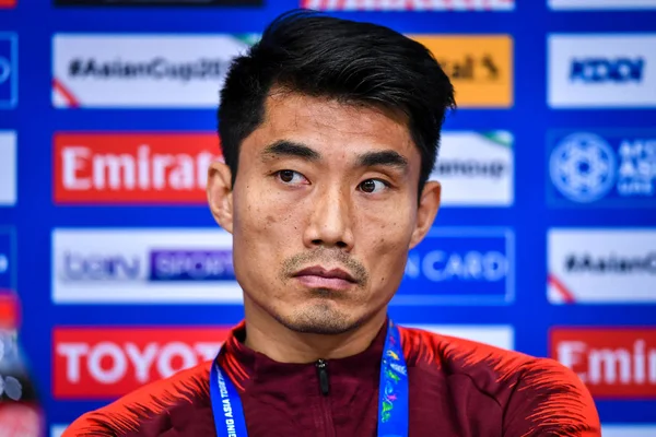 Zheng Zhi Dari Tim Nasional Sepak Bola Pria Tiongkok Menghadiri — Stok Foto