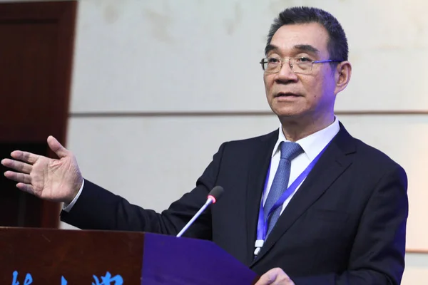 Justin Lin Yifu Capo Economista Della Banca Mondiale Decano Dell — Foto Stock