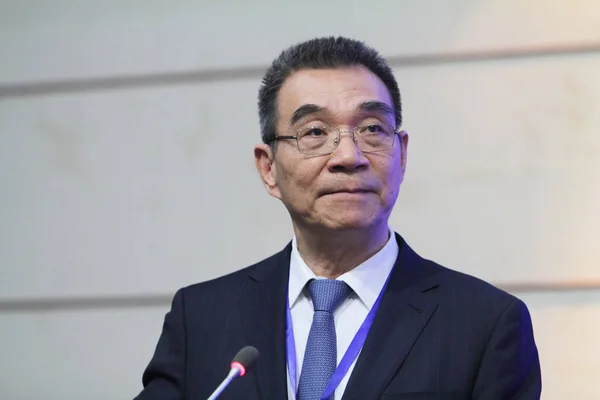 Justin Lin Yifu Economista Chefe Banco Mundial Decano Instituto Nova — Fotografia de Stock