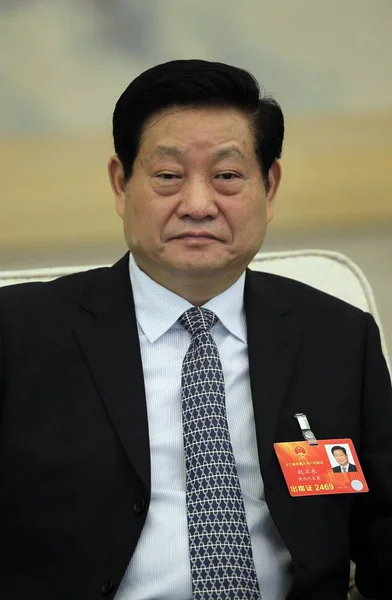 Zhao Zhengyong Capo Del Partito Comunista Governatore Dello Shaanxi Partecipa — Foto Stock