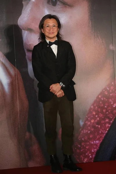 香港导演陈彼得在2015年3月7日于台湾台北举行的电影 亲爱的 首映式上摆姿势 — 图库照片