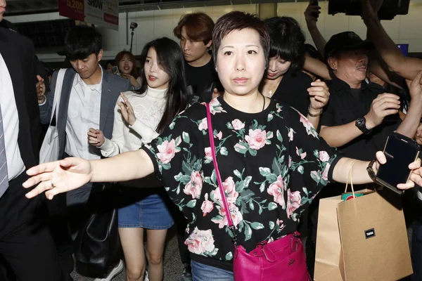 Cantante Actriz Surcoreana Lee Eun Tercera Izquierda Más Conocida Por — Foto de Stock