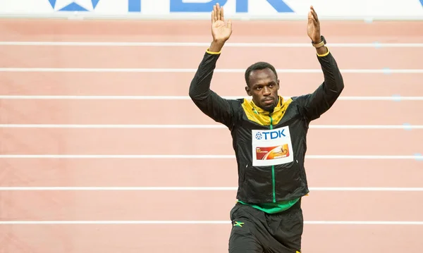 ジャマイカの金メダリストウサイン ボルトは 2008年8月16日 北京の国立