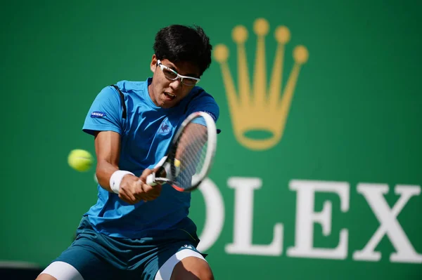 Chung Hyeon Coreia Sul Retorna Uma Chance Para Soeda Japão — Fotografia de Stock