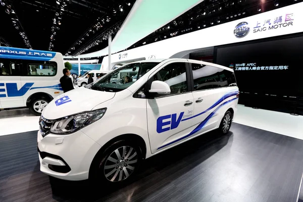 Carro Elétrico Eg10 Saic Motor Exibido Durante 16Th Shanghai International — Fotografia de Stock