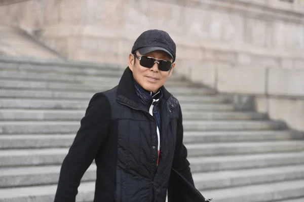 Κινεζική Ηθοποιός Chen Daoming Εξέρχεται Από Μεγάλη Αίθουσα Του Λαού — Φωτογραφία Αρχείου